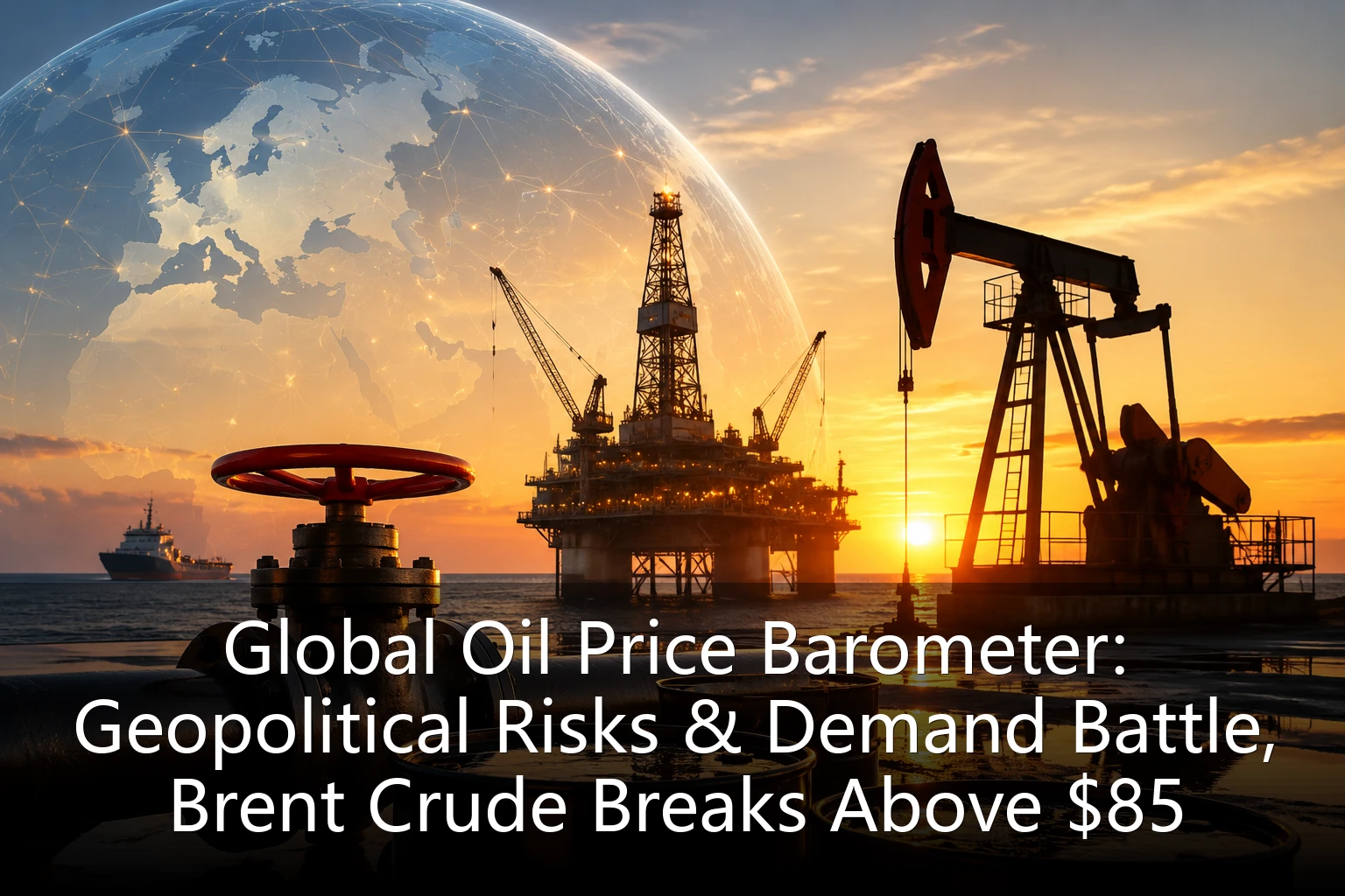 Global Oil Price Barometer: Geopolitical Risks & Demand Battle, Brent Crude Breaks Above $85