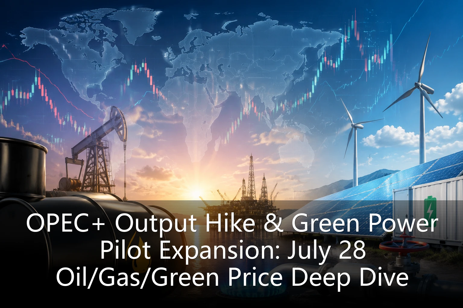 OPEC+ Output Hike & Green Power Pilot Expansion: July 28 Oil/Gas/Green Price Deep Dive