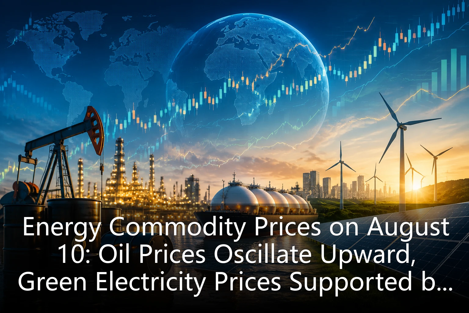 Energy Commodity Prices on August 10: Oil Prices Oscillate Upward, Green Electricity Prices Supported by Carbon Market